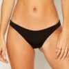 Beach Bunny Black Angela Skimpy Bottom Bikini Swimwear Separate -Curve Bikini beach bunny apparel accessories clothing swimwear beach bunny black angela skimpy bottom bikini swimwear separate 14603683430498