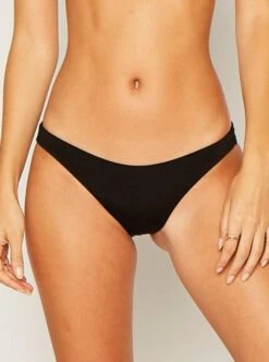Beach Bunny Black Angela Skimpy Bottom Bikini Swimwear Separate