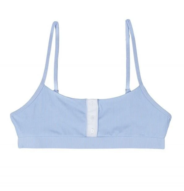 Beach Bunny Lola Blue & White Stripe Bralette Bikini Top Swim Separate 5 Beach Bunny Lola Blue & White Stripe Bralette Bikini Top Swim Separate - Image 3