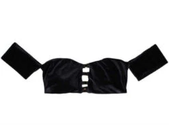 Beach Bunny Renegade Black Velvet Off Shoulder Top & Sydney Tango Thong Bottom Bikini Swimwear 14 Beach Bunny Renegade Black Velvet Off Shoulder Top & Sydney Tango Thong Bottom Bikini Swimwear -Curve Bikini beach bunny apparel accessories clothing swimwear beach bunny renegade black velvet off shoulder top sydney tango thong bottom bikini swimwear 28024329437282