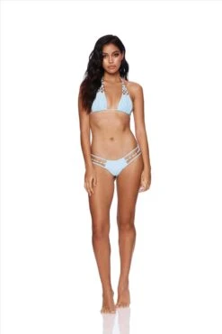 Beach Bunny Powder Blue Ireland Ring Triangle Top Swim Separate -Curve Bikini beach bunny apparel accessories clothing swimwear medium blue beach bunny powder blue ireland ring triangle top swim separate 28023882285154