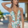 Sunshine Designer Luxury Monokini One Piece Swimsuit -Curve Bikini lateen swimwear apparel accessories clothing swimwear small small print sunshine designer luxury monokini one piece swimsuit 2022 sunshine luxury monokini one piece designer lateen sw 1