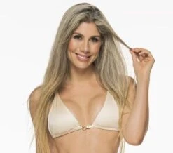 Liliana Montoya Bikini Marinera Beige Shiny Top Bikini Swimwear Separate