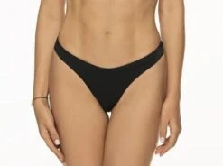 Liliana Montoya Bikini Black Shiny Bottom Bikini Swimwear Separate