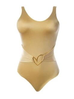 Liliana Montoya GAiA Gold Adjustable Strap One Piece Trikini