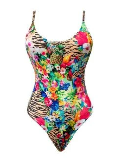 Liliana Montoya GAiA Rainforest Tiger Adjustable Strap One Piece Trikini