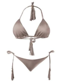 Liliana Montoya GAiA Tortuga Triangle Top & Side Tie Cheeky Bottom Set