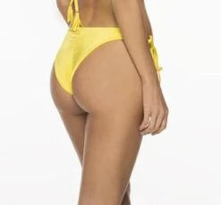 Liliana Montoya Yellow Bikini Marinera Shiny Bottom Bikini Swimwear Separate