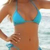 Blue Bikini With Triangle Top & Side Tie Scrunch Bottom Swimsuit Swimwear Set -Curve Bikini sohot swimwear apparel accessories clothing swimwear one size blue blue bikini with triangle top side tie scrunch bottom swimsuit swimwear set 1114788167711 1
