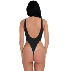 White Sheer Extreme High Thigh Cut Thong One Piece Swimsuit Swimwear (Black Also Available) -Curve Bikini sohot swimwear apparel accessories clothing swimwear white sheer extreme high thigh cut thong one piece swimsuit swimwear black also available 6799717138530
