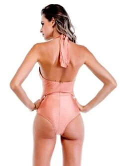 May Golden Twist Front One Piece Swimsuit -Curve Bikini sol e energia apparel accessories clothing swimwear may golden twist front one piece swimsuit may gold one piece bathing suit swimsuit sol e energia swimwear 14004785840226