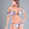 Sicilia Floral Ruffle Triangle Top & Side Tie Cheeky Bottom Set 1 Sicilia Floral Ruffle Triangle Top & Side Tie Cheeky Bottom Set -Curve Bikini sol e energia apparel accessories clothing swimwear sicilia floral ruffle triangle top side tie cheeky bottom set sicilia ruffle swimsuit bikini sol e energia swimwear bk092 280551166